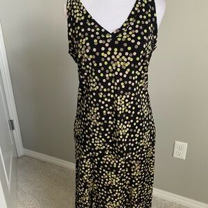 Talbots Vintage Skirt Set with Multicolor Polka Dots Tank Top and Skirt